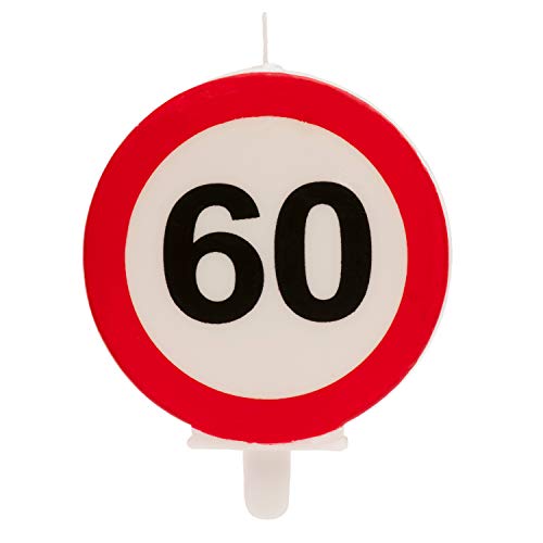 Consigue ahora Dekora - Vela Cumpleaños con Señal Navidad Prohibido para Decoracion Tartas - Numero 60 Rebajas 2024 | regaloscumple.com