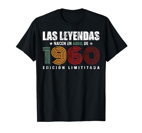 Consigue ahora 64 Year BlackFriday Cumpleaños Las Leyendas nacen en Abril 1960 Camiseta Rebajas 2024 | regaloscumple.com
