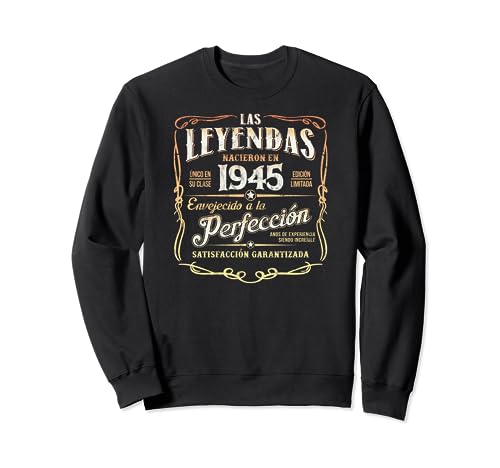 Comprar Las Leyendas Regalos Nacieron En 1945 Vintage Original 79 Cumpleaños Sudadera Top Precio 2024 | regaloscumple.com