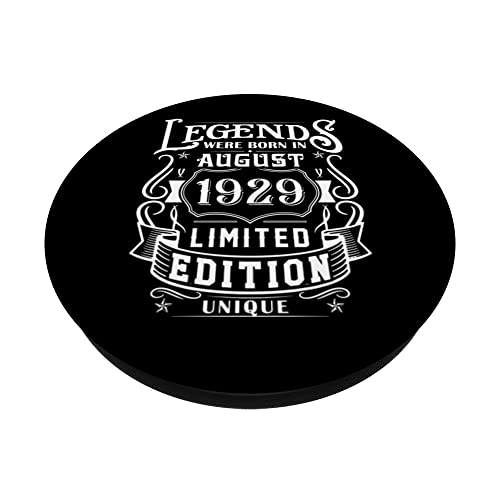 Comprar en Amazon Cumpleaños Agosto 1929 Edición Limitada Regalo Legend August PopSockets PopGrip Intercambiable