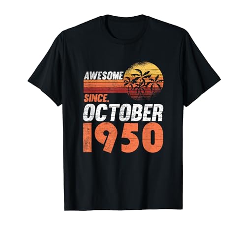 Comprar Catálogo Cumpleaños octubre 1950 Camiseta Top Precio 2024 | regaloscumple.com