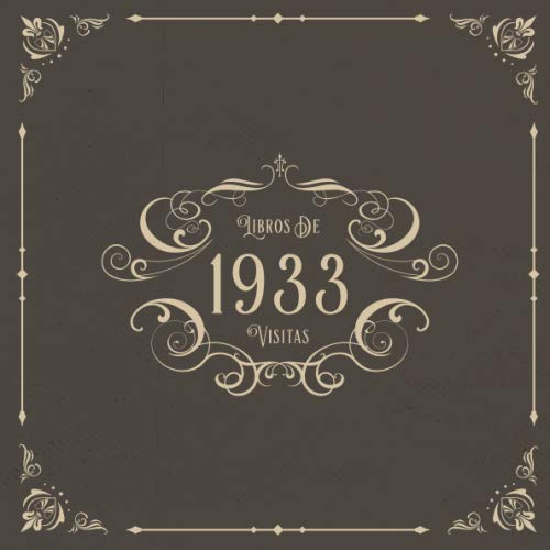 Consigue ahora 1933 Libros Visitas: Libros visitas para fiestas cumpleaños Promoción estilo vintage para que la familia y los amigos inserten saludos y mensajes | 100 páginas Top Precio 2024 | regaloscumple.com