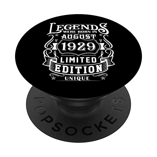 Oferta Cumpleaños 1929 Limitada Legend PopSockets Intercambiable