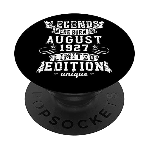 Comprar Cumpleaños Agosto 1927 Edición Limitada Regalo Legend PopSockets PopGrip Regalos Intercambiable Top Precio 2024 | regaloscumple.com
