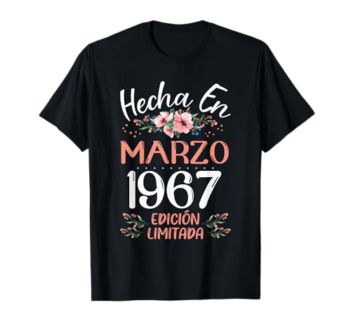 Consigue ahora Hecha En BlackFriday Marzo 1967 Mujer Regalo 58 Años Cumpleaños Camiseta Top Precio 2025 | regaloscumple.com