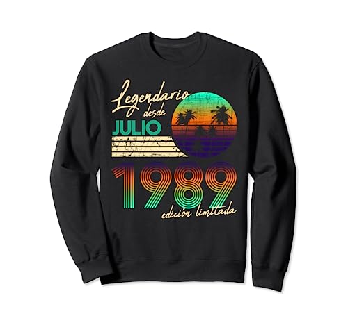 Consigue ahora Cumpleaños Hombre Regalos Legendario Desde Julio Catálogo 1989 Sudadera Ofertas 2024 | regaloscumple.com