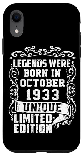 Consigue ahora Carcasa para iPhone XR Cumpleaños Octubre 1933 Edición Limitada Regalo Used Vintage Regalos Ofertas 2024 | regaloscumple.com
