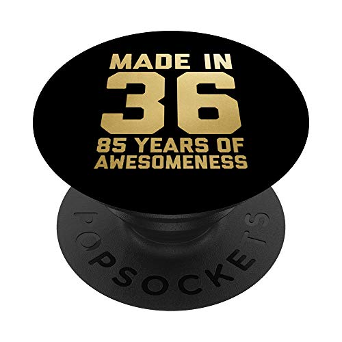 Comprar Regalo 85 cumpleaños Catálogo Hombre Mujer Edad 85 años Abuelo PopSockets PopGrip: Agarre intercambiable para Teléfonos y Tabletas Top Precio 2025 | regaloscumple.com