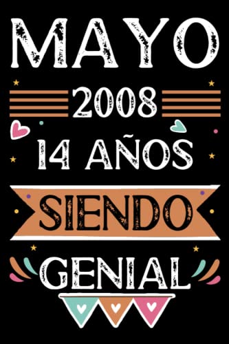 Consigue ahora CUADERNO Mayo 2008 14 Años Siendo Genial: 14 años. Libro visitas Regalos cuaderno 110 páginas felicitaciones idea regalo regalo Para la esposa novia mujer La madre Rebajas 2024 | regaloscumple.com