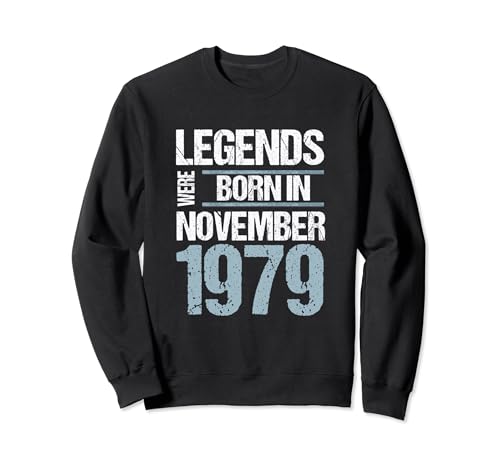 Comprar Las leyendas nacieron en noviembre BlackFriday 1979 Cumpleaños Sudadera Rebajas 2024 | regaloscumple.com