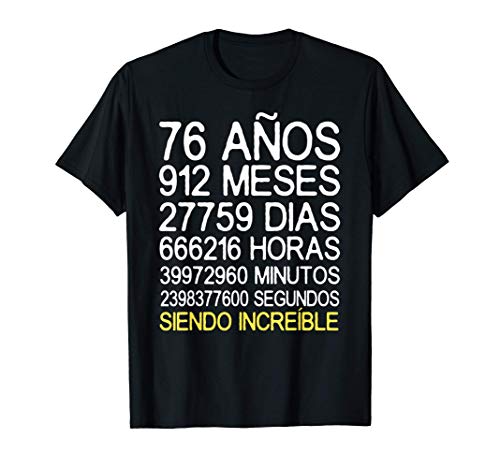 Oferta 76 Cumpleaños Mujer Divertido Años