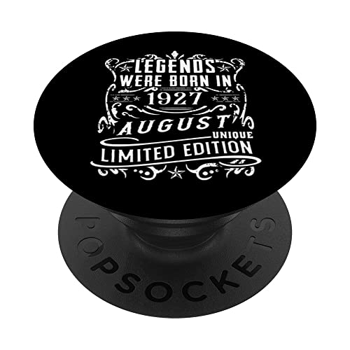 Consigue ahora Cumpleaños Regalos Agosto 1927 Edición Limitada Regalo Legend PopSockets PopGrip Adhesivo Ofertas 2024 | regaloscumple.com