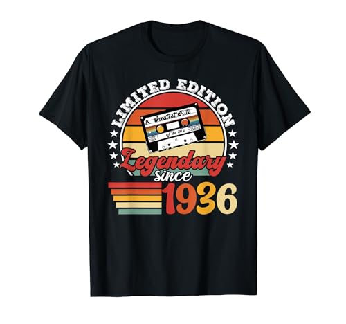 Comprar Navidad Fiesta cumpleaños nacido en 1936. Año cumpleaños 1936 Camiseta Top Precio 2024 | regaloscumple.com