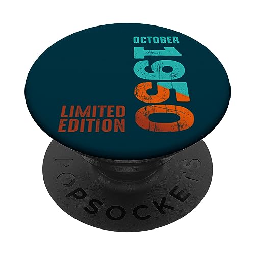 Comprar Regalos 1950 Octubre 1950 Año 1950 Retro 1950 Edición Limitada 1950 PopSockets PopGrip Intercambiable Top Precio 2025 | regaloscumple.com