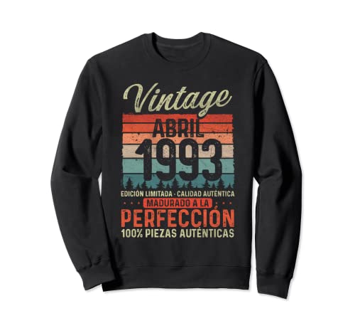 Oferta Abril Vintage 29 Cumpleaños Sudadera