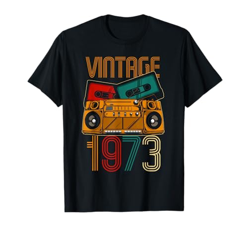 Consigue ahora 49 Cumpleaños Hombre Mujer 49 Años Navidad Vintage 1973 Camiseta Rebajas 2023 | regaloscumple.com