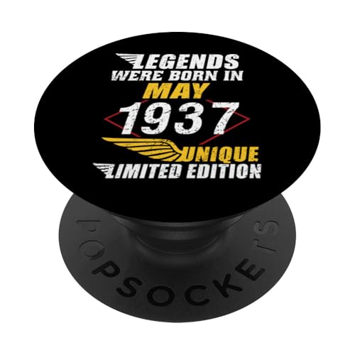 Comprar Cumpleaños Mayo BlackFriday 1937 Edición Limitada Regalo Legend May PopSockets PopGrip Intercambiable Top Precio 2024 | regaloscumple.com