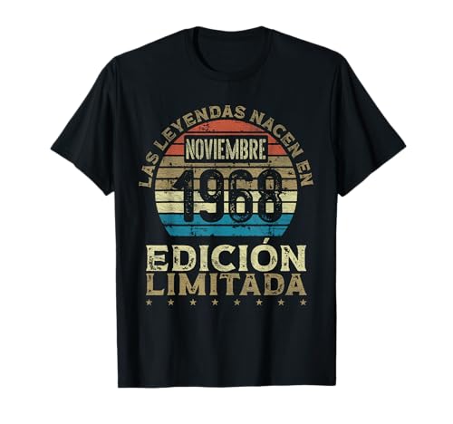 Consigue ahora Las Regalos Leyendas nacen en Noviembre 1968 - 56 Años Cumpleaños Camiseta Ofertas 2024 | regaloscumple.com