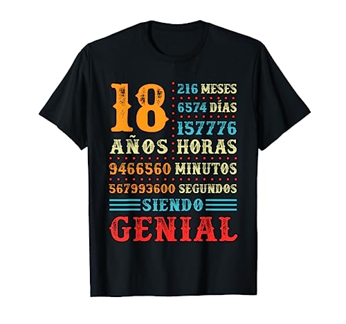 Consigue ahora Promoción 18 Años Siendo Genial Regalo De Cumpleaños 18 Años Original Camiseta Ofertas 2024 | regaloscumple.com
