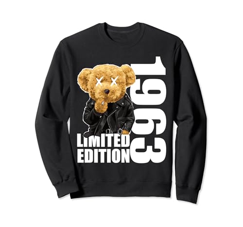 Comprar Promoción Edición Limitada 1963 Osos Cumpleaños 1963 Vintage 1963 Sudadera Ofertas 2024 | regaloscumple.com