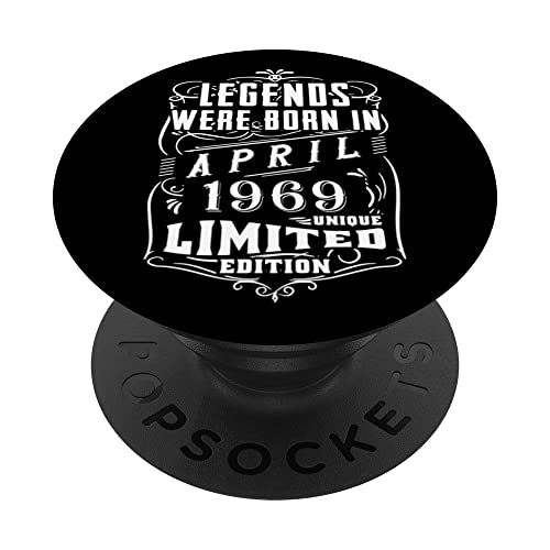 Comprar Cumpleaños Abril 1969 Edición Limitada Regalo April PopSockets PopGrip Intercambiable Top BlackFriday Precio 2025 | regaloscumple.com
