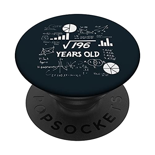 Comprar 14 Navidad cumpleaños raíz cuadrada 196 matemáticas 14 años edad PopSockets PopGrip Intercambiable Rebajas 2025 | regaloscumple.com