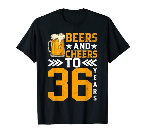 Comprar Taza cerveza 36 cumpleaños con cervezas y saludos a 36 Catálogo años Camiseta Top Precio 2025 | regaloscumple.com