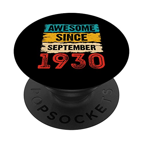 Consigue ahora Regalos 93 años impresionantes desde septiembre Promoción 1930 para cumpleaños PopSockets PopGrip Intercambiable Ofertas 2025 | regaloscumple.com