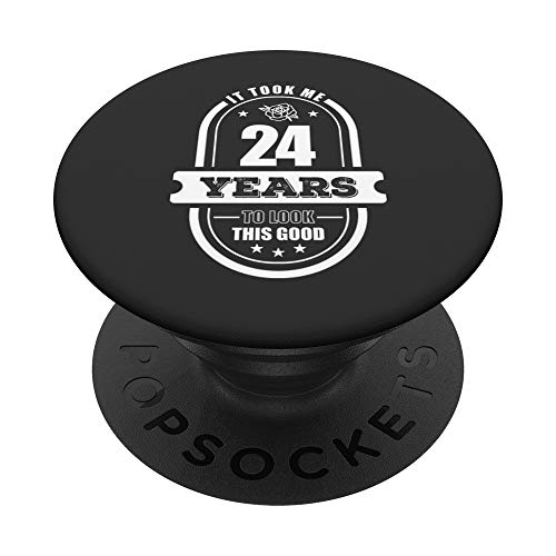 Consigue ahora Regalos 24 cumpleaños para hombres 24 años Retro 1996 PopSockets PopGrip: Agarre intercambiable BlackFriday para Teléfonos y Tabletas Rebajas 2025 | regaloscumple.com