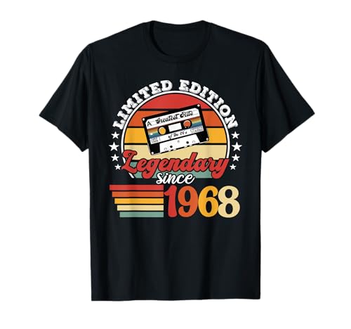 Comprar Fiesta Cumpleaños cumpleaños nacido en 1968. Año cumpleaños 1968 Camiseta Ofertas 2024 | regaloscumple.com