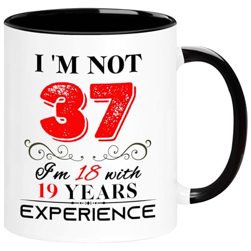 Consigue ahora ERYUWOZA Taza 37 cumpleaños 1986 para mujeres y hombres regalos cumpleaños 37 años para mamá papá abuela abuelo esposa marido hija hermana mejores amigos compañeros Catálogo trabajo Top Precio 2024 | regaloscumple.com