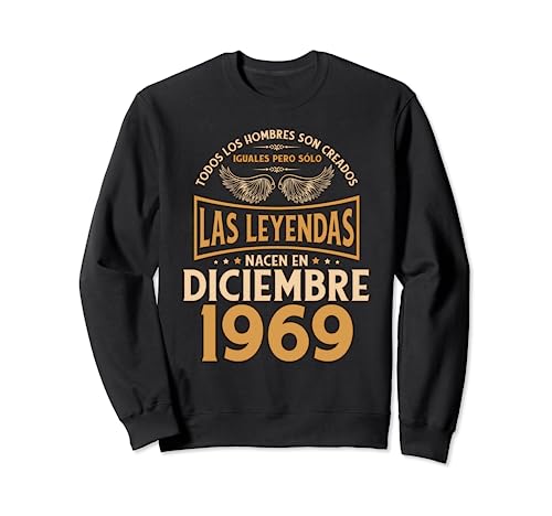 Comprar Cumpleaños Hombre Navidad Regalos Las Leyendas Diciembre 1969 Sudadera Top Precio 2024 | regaloscumple.com