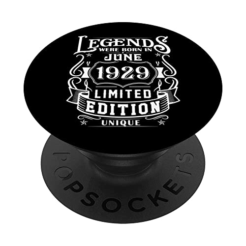 Comprar Navidad Cumpleaños Junio 1929 Edición Limitada Regalo Legend June PopSockets PopGrip Intercambiable Top Precio 2023 | regaloscumple.com