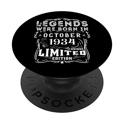 Consigue ahora Cumpleaños Octubre 1934 Edición Limitada Regalo Used Vintage PopSockets BlackFriday PopGrip Intercambiable Rebajas 2024 | regaloscumple.com