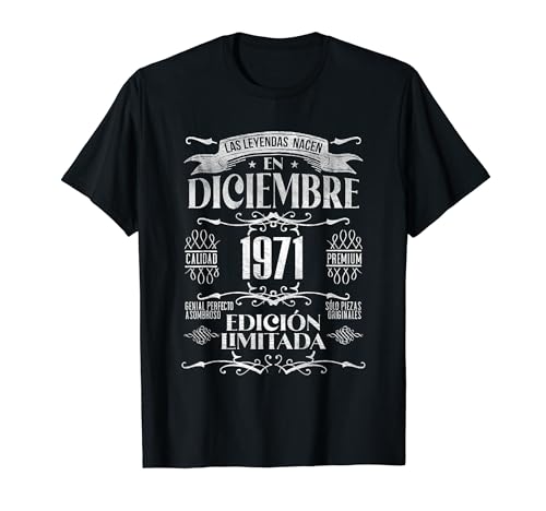 Oferta Las nacen Diciembre - Años Camiseta