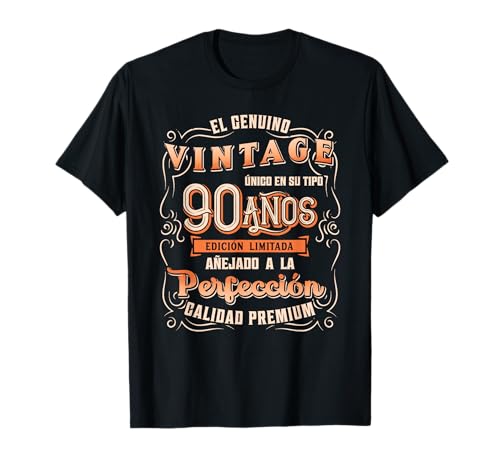 Consigue ahora Camiseta Cumpleaños 90 90 cumpleaños regalo para hombre en Cumpleaños español Camiseta Top Precio 2024 | regaloscumple.com