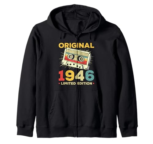 Comprar Navidad 79 Cumpleaños 79 Años Hombre Mujer Vintage 1946 Regalo Sudadera con Capucha Top Precio 2025 | regaloscumple.com