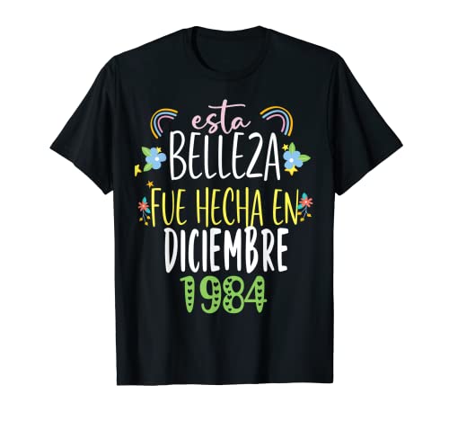Consigue ahora Hecha En diciembre Catálogo 1984 Mujer Regalo 38 años Cumpleaños Camiseta Ofertas 2024 | regaloscumple.com