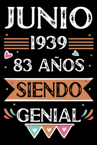 Comprar CUADERNO Junio 1939 83 Años Siendo Genial: 83 años. Libro visitas cuaderno 110 Regalos páginas felicitaciones idea regalo regalo Para la esposa novia mujer La madre Ofertas 2024 | regaloscumple.com