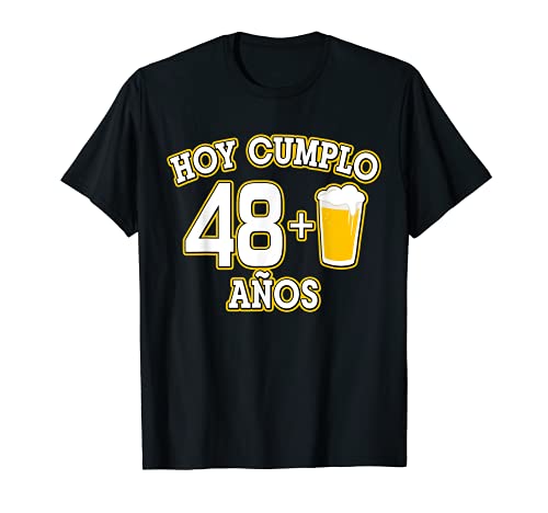Comprar 49 Años Hoy Cumplo 48+1 caña Regalos Camiseta Top Precio 2025 | regaloscumple.com