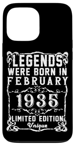 Comprar Carcasa para iPhone 13 Pro Max Cumpleaños Febrero 1935 Edición Limitada Regalo Regalos February Ofertas 2024 | regaloscumple.com