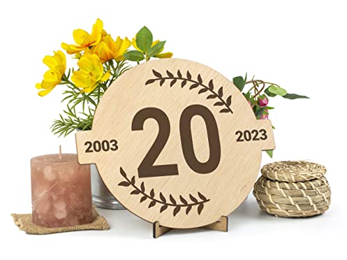 Ofertas en regaloscumple.com Tarjeta 20 aniversario. felicitacion cumpleaños original feliz chicas chicos Joven años amiga