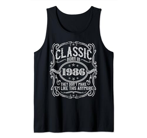Consigue ahora Classic 1986 Edición Limitada Live Legends 38 cumpleaños para él/ella Camiseta Cumpleaños sin Mangas Ofertas 2024 | regaloscumple.com