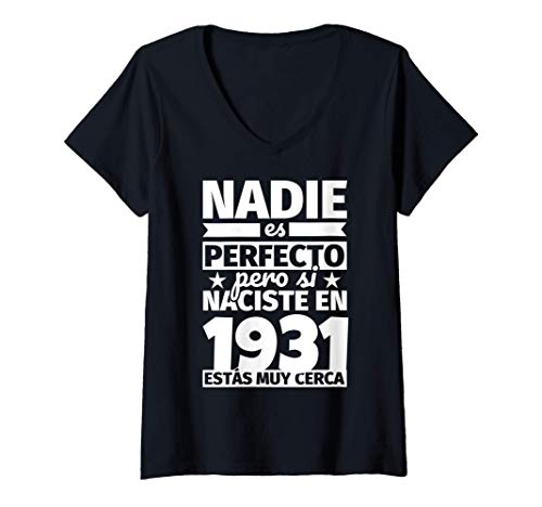 Comprar Mujer 1931 cumpleaños divertido regalo cumpleaños Camiseta BlackFriday Cuello V Ofertas 2024 | regaloscumple.com