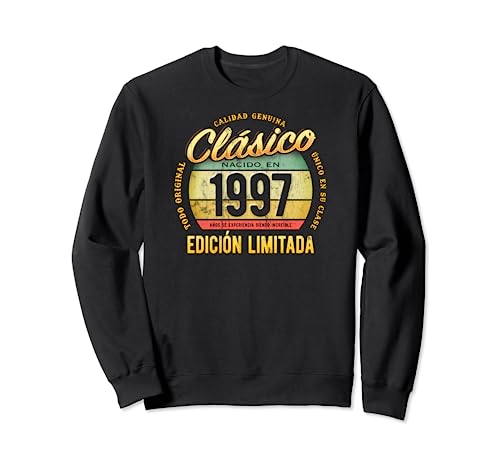 Comprar Clásico Nacido En 1997 Edición Limitada 27 Cumpleaños Promoción Sudadera Rebajas 2023 | regaloscumple.com