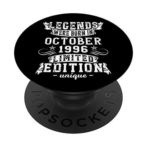Comprar Cumpleaños Octubre 1996 Edición Limitada Regalo Used Vintage PopSockets PopGrip Intercambiable BlackFriday Top Precio 2024 | regaloscumple.com