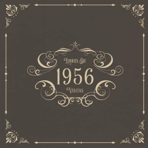 Consigue ahora 1956 Libros Visitas: Libros visitas para fiestas cumpleaños estilo vintage para que BlackFriday la familia y los amigos inserten saludos y mensajes | 100 páginas Ofertas 2024 | regaloscumple.com