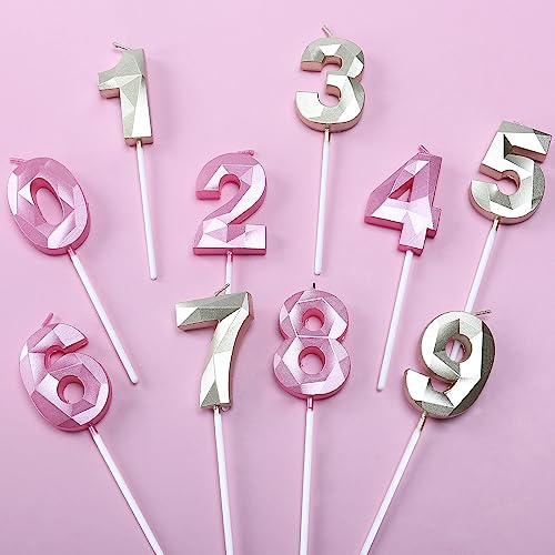 Mejores precios Velas Vela años Velas Números Vela Dorada 50