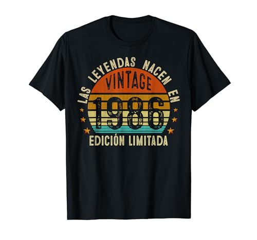 Consigue Ideas para regalar ahora Las Leyendas Nacen En 1986 38 Años Cumpleaños Hombre Regalo Camiseta Rebajas 2024 | regaloscumple.com