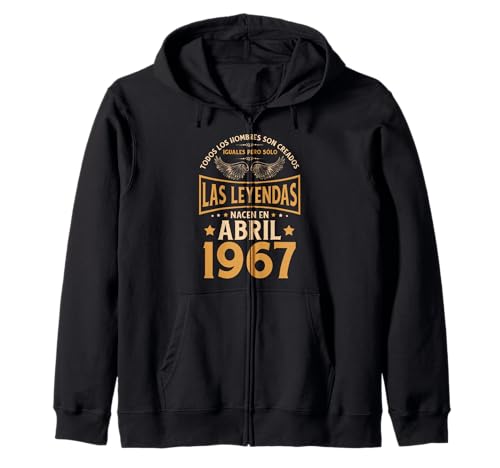 Consigue ahora Cumpleaños Hombre Regalos Las Leyendas Abril 1967 Sudadera Promoción con Capucha Top Precio 2025 | regaloscumple.com